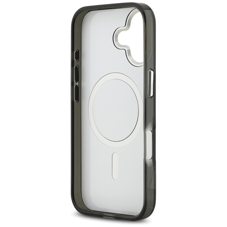 Etui do iPhone 17 do MagSafe Karl Lagerfeld Logo Oryginalny Czarny Case