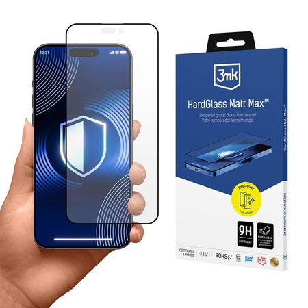 SZKŁO HARTOWANE 9H 3MK NA EKRAN DO IPHONE 17 PRO MAX OCHRONNE HardGlas Matt