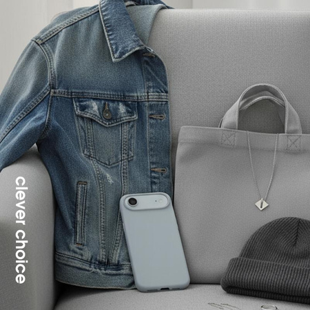 Crong színes mágneses tok - MagSafe iPhone Air tok (fekete)