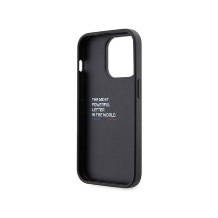 BMW Grip Stand Hot Stamp - Hülle für iPhone 14 Pro (Schwarz)