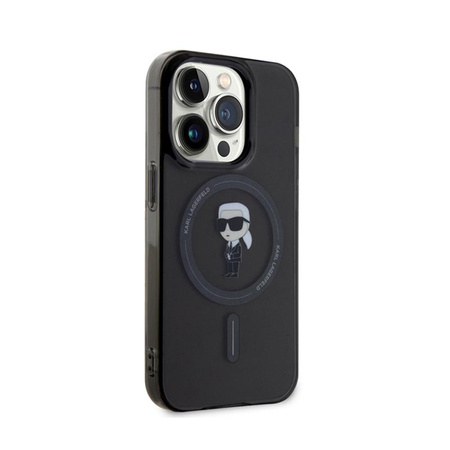 Karl Lagerfeld IML Ikonik MagSafe - Case for iPhone 15 Pro (Black)