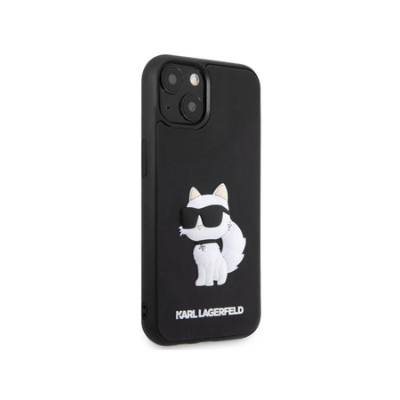 Karl Lagerfeld 3D Rubber NFT Choupette - pouzdro pro iPhone 14 Plus (černé)