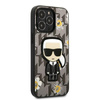 Karl Lagerfeld Iconic Karl Flower - iPhone 13 Pro Max tok (szürke)