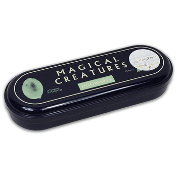 Harry Potter - Astuccio in metallo con creature magiche (nero)
