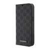 Karl Lagerfeld Booktype Saffiano Monogram - Coque pour iPhone 14 Pro (Noir)