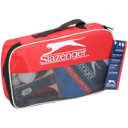 Slazenger - Markowy zestaw do ping ponga / tenisa stołowego 10 elementów