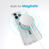 Speck Gemshell Grip + MagSafe - pouzdro pro iPhone 15 Pro Max (čiré / chromové provedení)