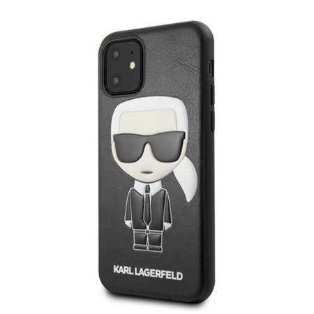 Karl Lagerfeld Iconic Karl Embossed Fullbody - iPhone 11 Tasche (Schwarz)