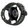 Spigen Rugged Armor Pro - Pánt + tok Samsung Galaxy Watch 4 / 5 44 mm-es órához (zöld/fekete)