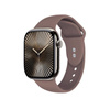 Crong Liquid - Řemínek pro Apple Watch 44/45/46/49 mm (hnědý)