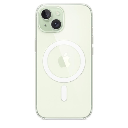 Apple Clear Case - Étui MagSafe pour iPhone 15 (transparent)