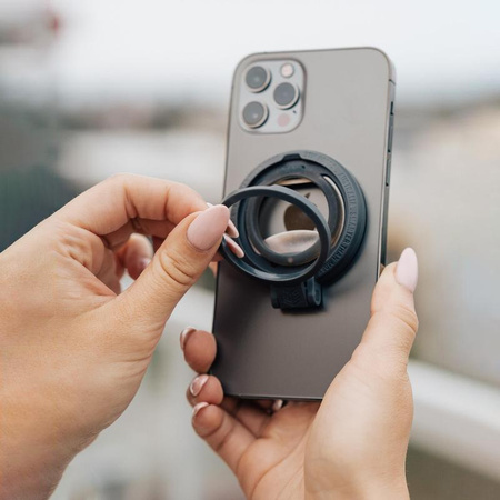 STM MagLoop - MagSafe Fingerhalter mit Standfunktion + Öffner (grau)