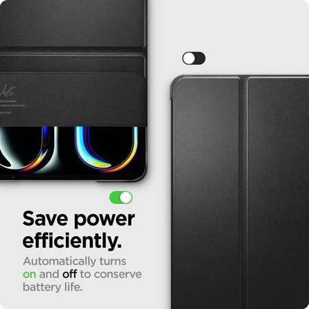 Spigen Smart Fold - tok iPad Pro 11" (M4, 2024) (Fekete)