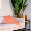 Fleece blanket 170x130 cm (coral)