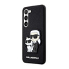 Karl Lagerfeld NFT Saffiano Karl & Choupette - Samsung Galaxy S23+ Tasche (schwarz)