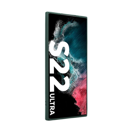 Crong Color Cover - Etui Samsung Galaxy S22 Ultra (zielony)