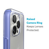 Speck Presidio Perfect-Clear with Impact Geometry - Etui iPhone 14 Pro Max z powłoką MICROBAN (Clear / Grounded Purple)