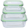 Alpina - set de trois récipients alimentaires en verre, lunchbox