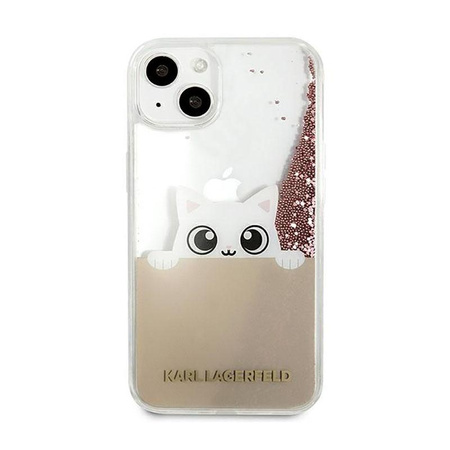 Karl Lagerfeld K-Peek A Boo - iPhone 11 Pro Max Case (Glitter Pink Gold)
