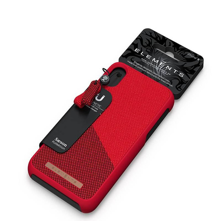 Nordic Elements Saeson Freja - Material Case for iPhone Xs Max (Red)