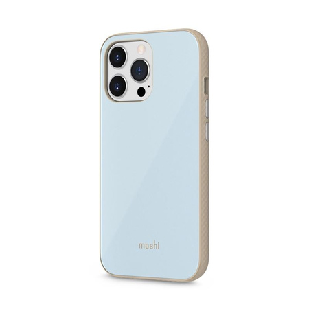 Moshi iGlaze Slim Hardshell Case - Coque pour iPhone 13 Pro (système SnapTo) (Bleu adtriatique)