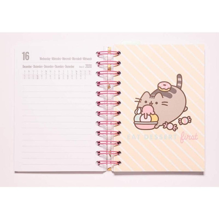 Pusheen - School calendar / planner 2020/2021 from the Foodie collection