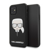 Karl Lagerfeld Iconic Embossed Glitter Case - iPhone 11 Case (Black)