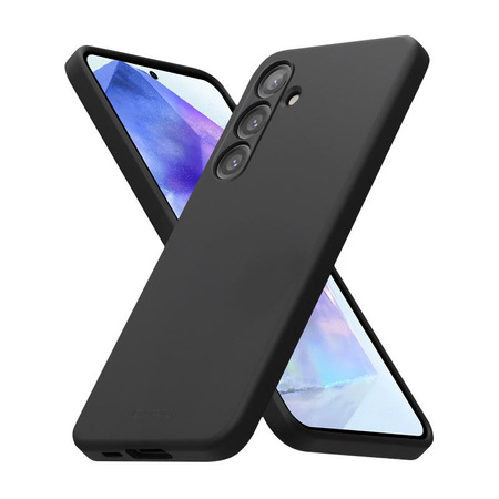 Crong Color Cover - Hülle für Samsung Galaxy A55 5G (Schwarz)