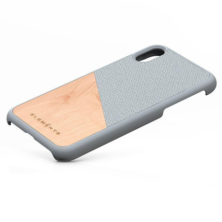 Nordic Elements Original Hel - Wooden Case for iPhone XR (Light Grey)