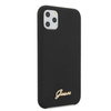 Guess Silicone Vintage - Etui iPhone 11 Pro Max (czarny)