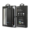 BMW Booktype M Carbon Stripe - iPhone 13 Pro Max tok (fekete)