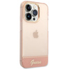 Guess Translucide - Coque iPhone 14 Pro (rose)