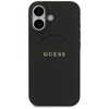 Guess Grained Ring MagSafe - Case iPhone 17 (black)