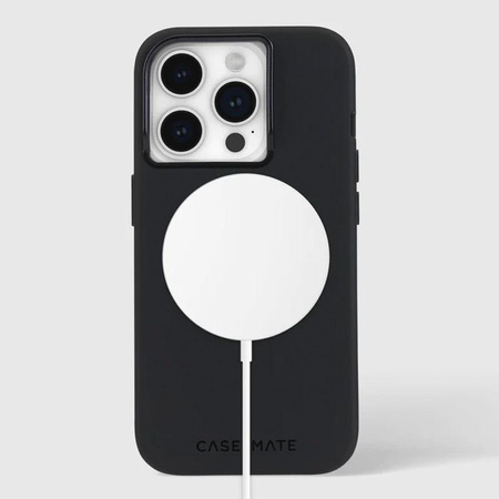 Case-Mate Silicone MagSafe - pouzdro pro iPhone 15 Pro (černé)