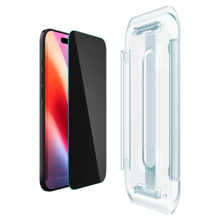 Spigen GLAS.TR EZ FIT Privacy 2-Pack - Tvrzené sklo s filtrem soukromí pro iPhone Air