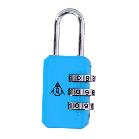Dunlop - Cadenas pour valise, à combinaison (bleu)