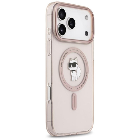 ETUI DO IPHONE 17 PRO MAX do MAGSAFE KARL LAGERFELD ORYGINALNE RÓŻOWE CASE