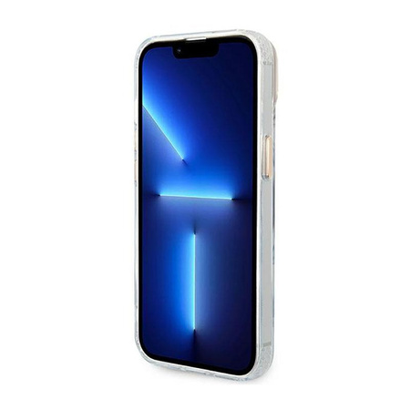 Guess Metal Outline Magsafe - Etui iPhone 14 Plus (przezroczysty / złoty)