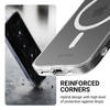 Crong Clear MAG Cover - Custodia MagSafe per iPhone 16e (trasparente)
