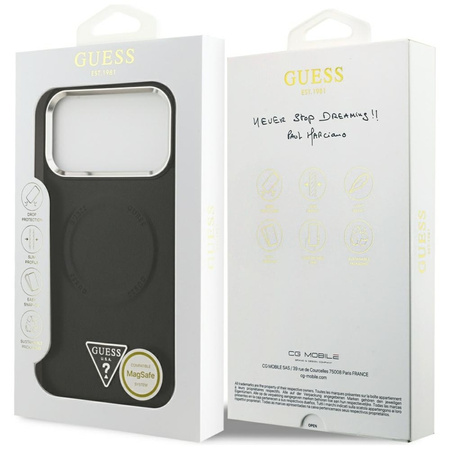 Guess Triangle Logo MagSafe - Case iPhone 17 Pro (Schwarz)
