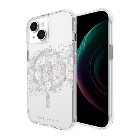Case-Mate Karat MagSafe - iPhone 15 / iPhone 14 / iPhone 13 case decorated with mother of pearl (A Touch of Pearl)