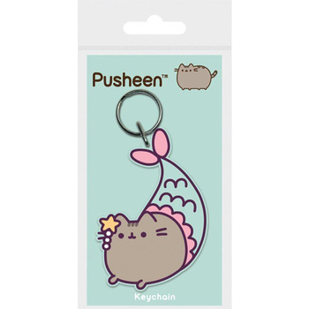 Pusheen - Schlüsselanhänger (Pusheen die Meerjungfrau) (7 x 8 cm)