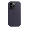 Apple Leather Case - Étui en cuir avec MagSafe pour iPhone 14 Pro (Ink)