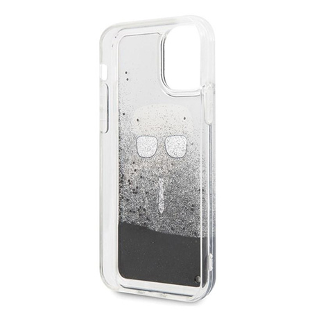 Karl Lagerfeld Iconic Glitter - iPhone 11 tok (fekete)