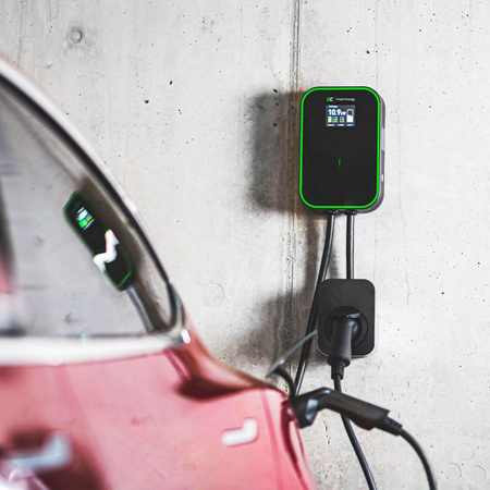 Green Cell - Wallbox GC EV PowerBox 22kW Ladegerät mit Typ 2 Steckdose zum Laden von Elektroautos und Plug-in-Hybriden