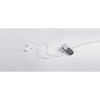 Momax Elite link - Kabel połączeniowy USB do Lightning MFi + elastyczny stojak, 2.4 A, 1 m (Silver)