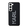 Karl Lagerfeld 3D Rubber Glitter Logo - Samsung Galaxy S23 Tasche (schwarz)
