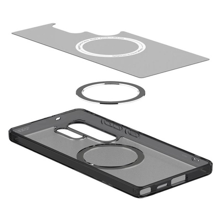 Spigen Ultra Hybrid MagSafe - étui pour Samsung Galaxy S25 Ultra (Frost Black)