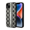 Karl Lagerfeld Monogram Stripe - pouzdro pro iPhone 14 (šedé)