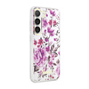Guess Flower Collection - Case for Samsung Galaxy S23+ (White)